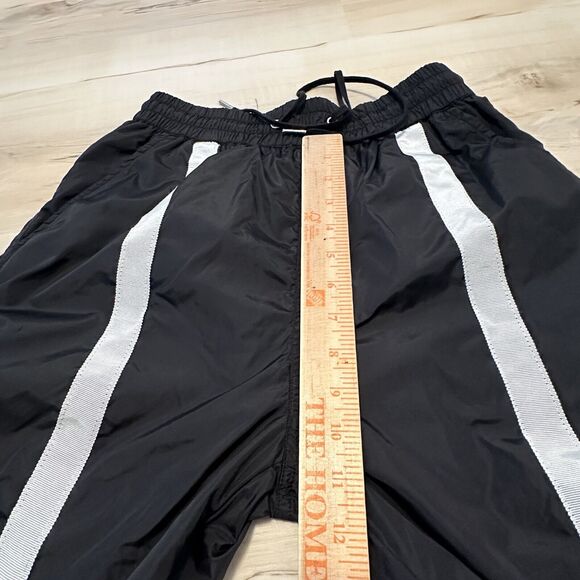 Danielle Guizio‎ Small Striped Track Pants Joggers Nylon Black White - Picture 15 of 16